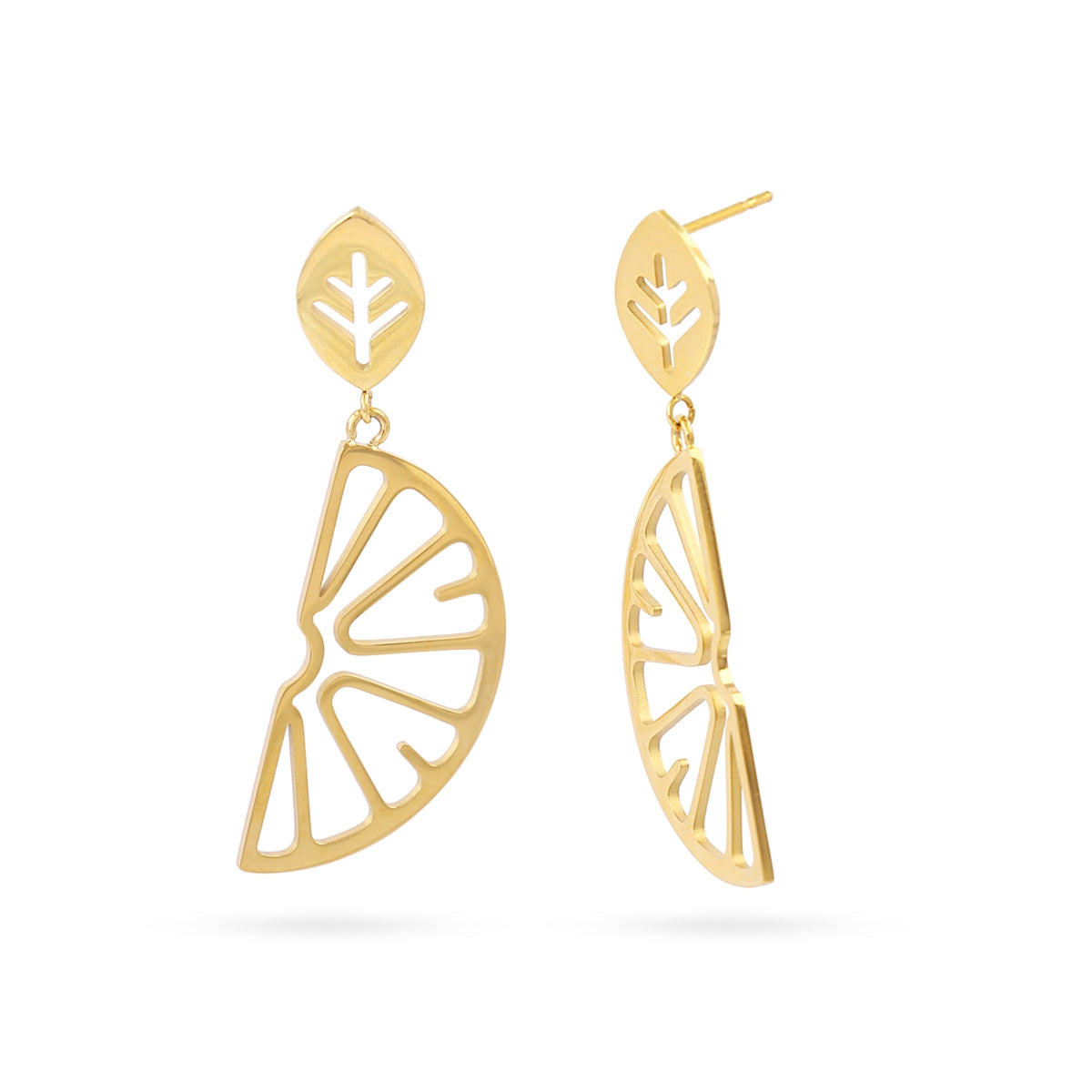 Pendientes Citrus Arome Dorado Anartxy
