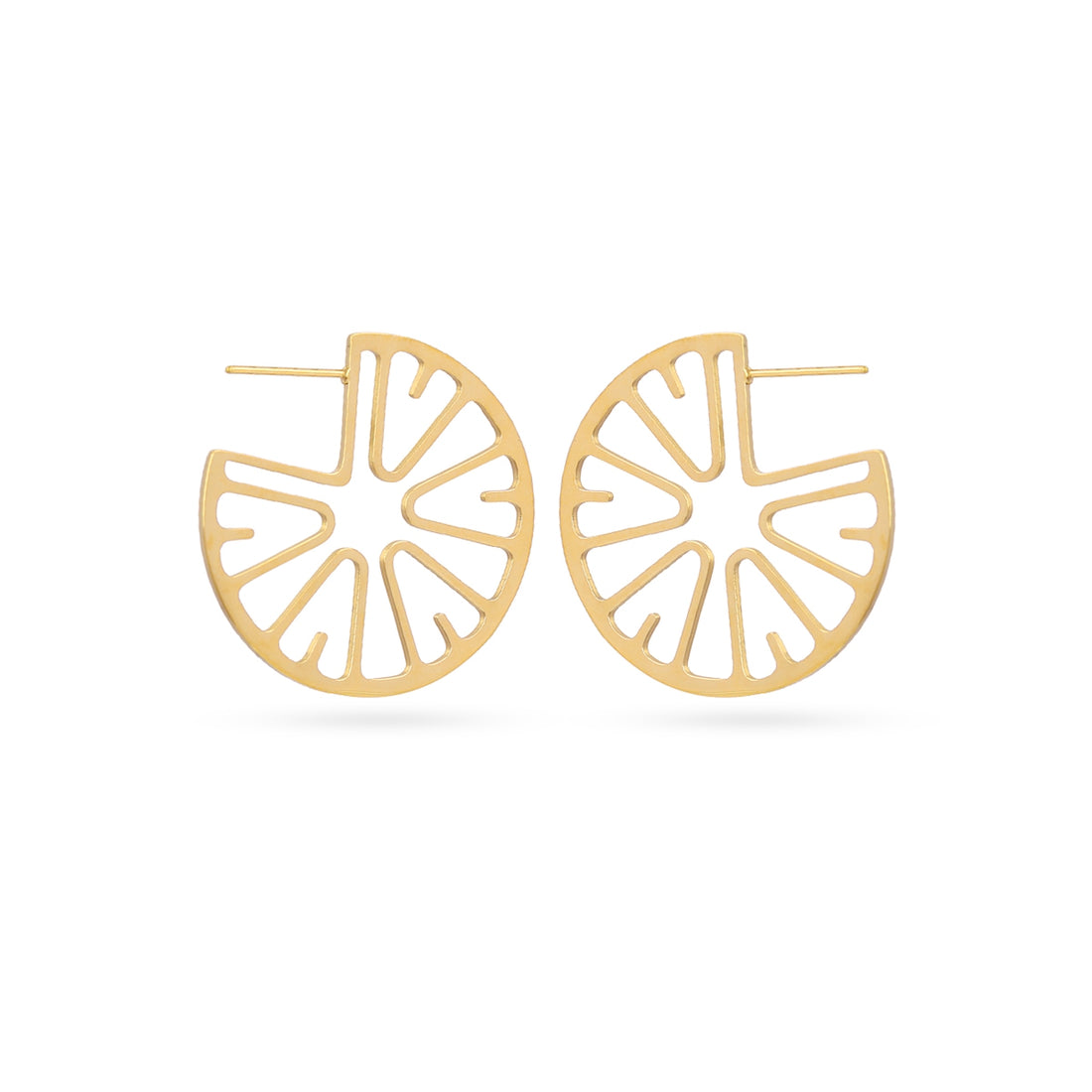 Pendientes Citrus Rind Dorado Anartxy
