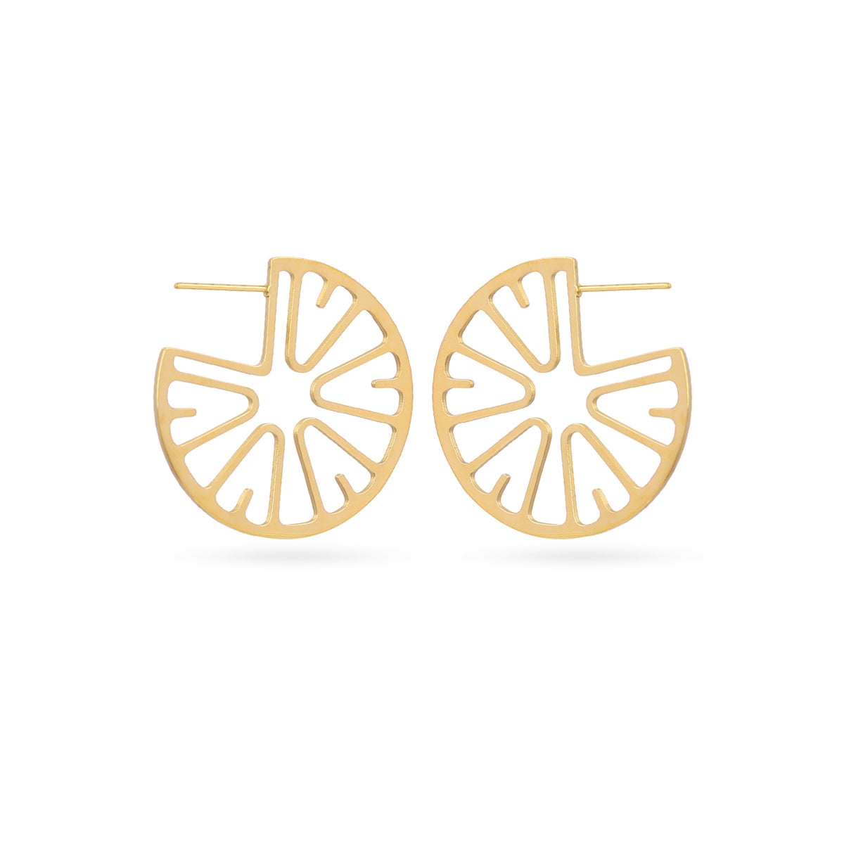 Pendientes Citrus Rind Dorado Anartxy