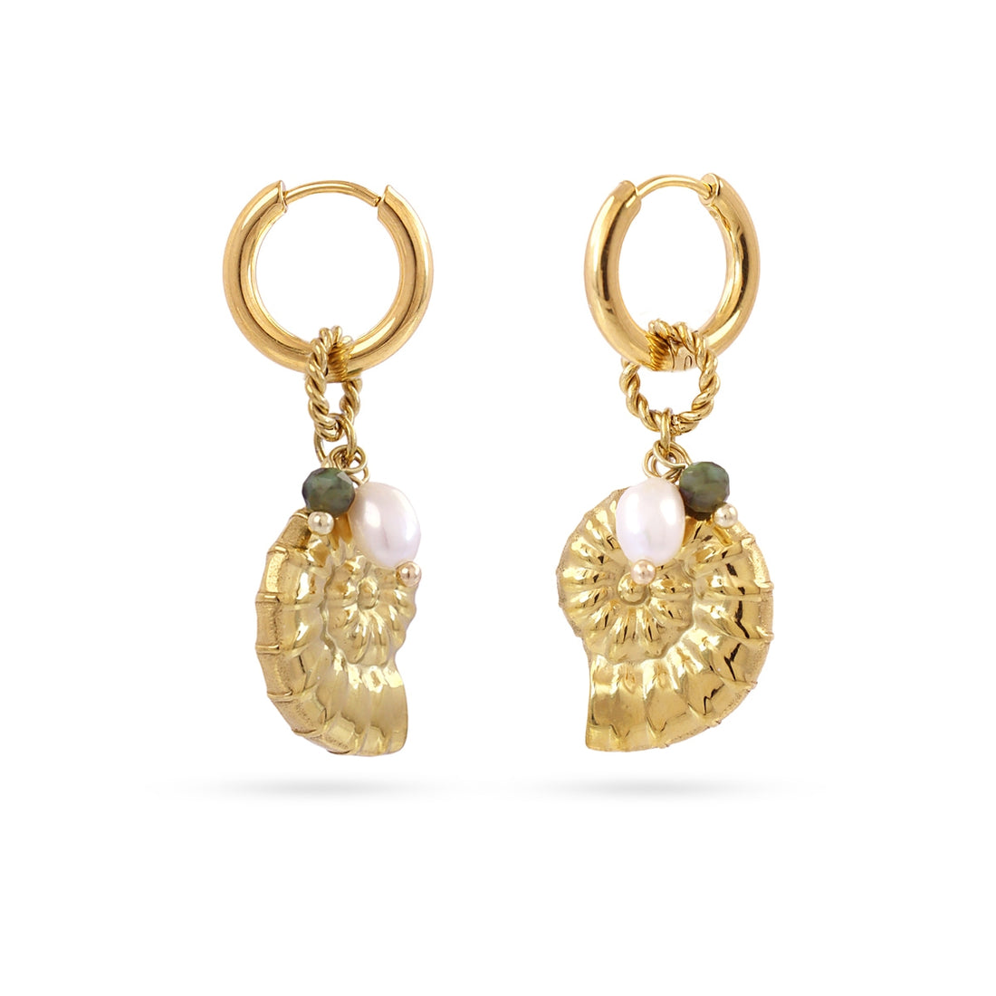 Pendientes Coast Claw Dorado Anartxy