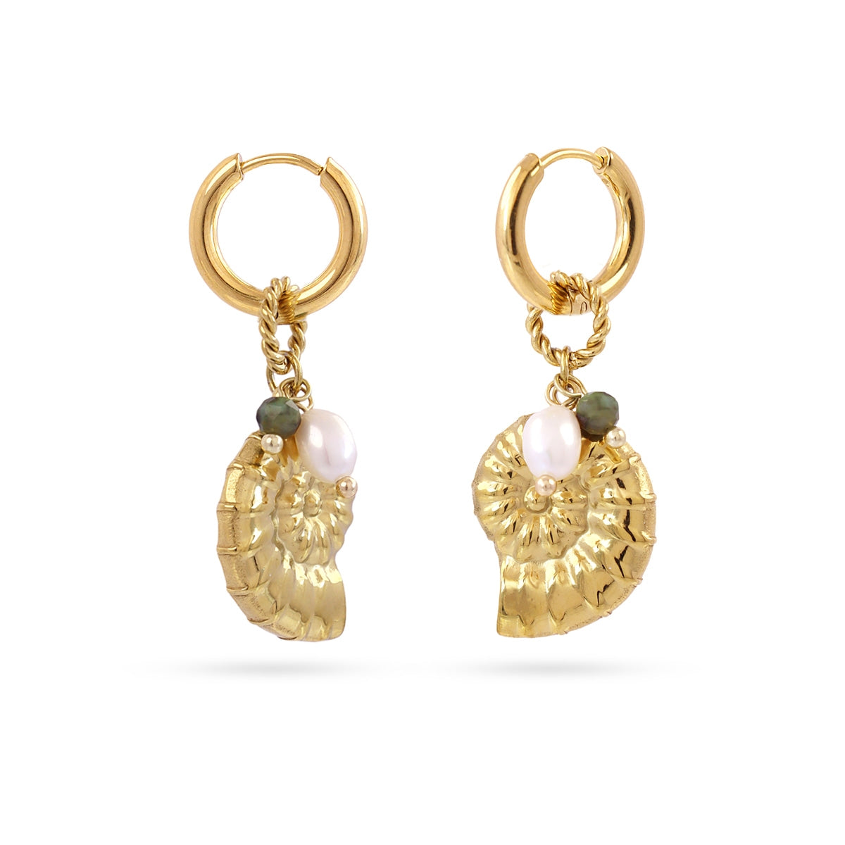 Pendientes Coast Claw Dorado Anartxy