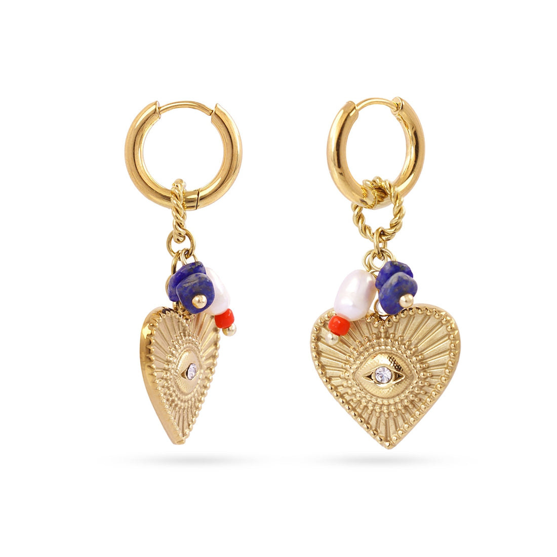 Pendientes Coast Fiero Dorado Anartxy