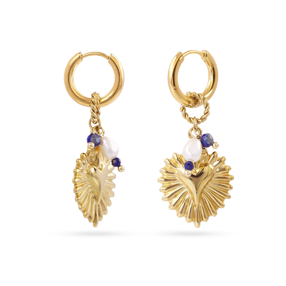 Pendientes Coast Ignis Dorado Anartxy