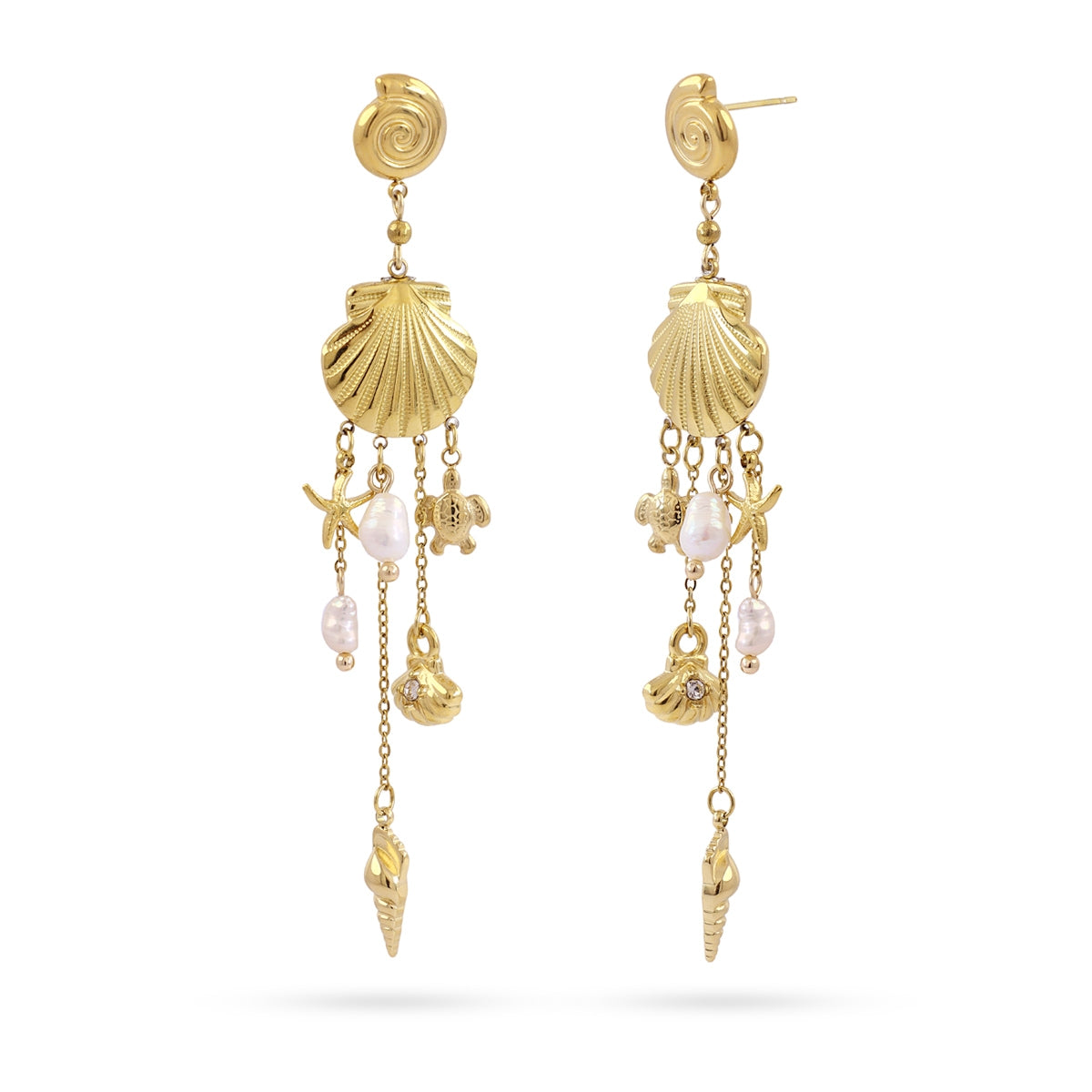 Pendientes Coast Kaia Dorado Anartxy