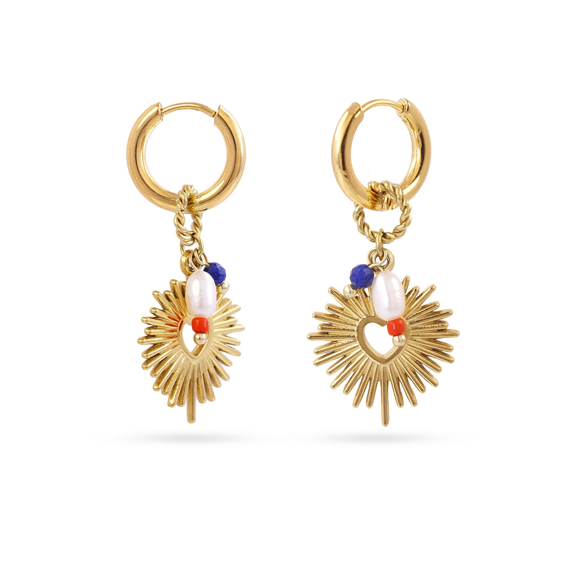 Pendientes Coast Pyra Dorado Anartxy
