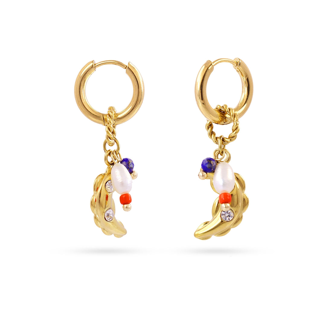 Pendientes Coast Saboria Dorado Anartxy
