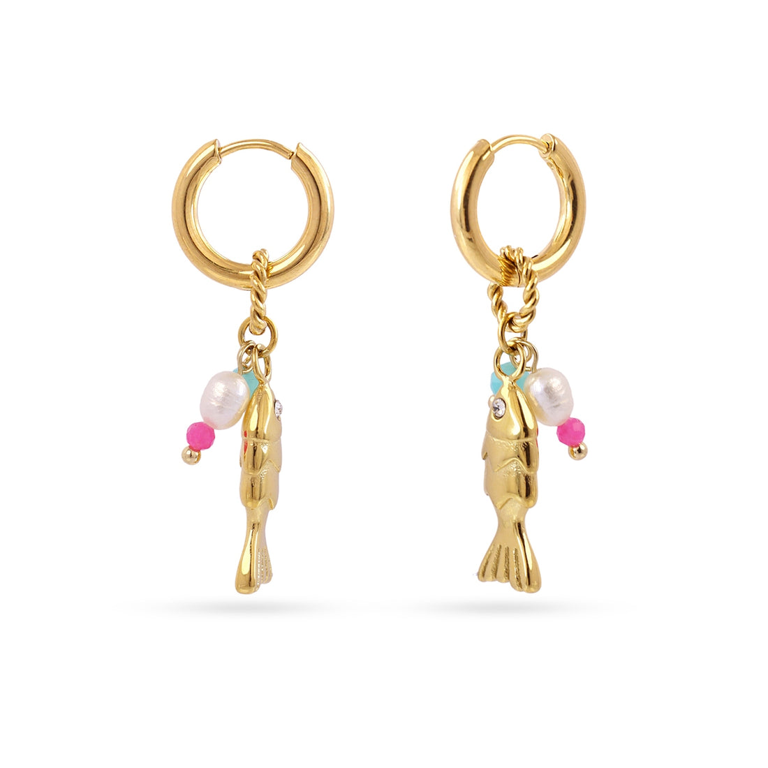 Pendientes Coast Scaley Dorado Anartxy