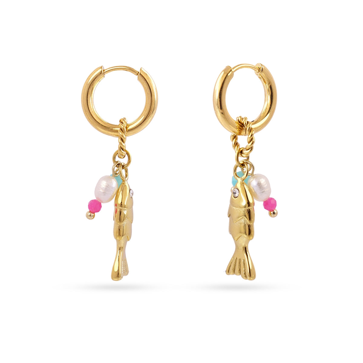 Pendientes Coast Scaley Dorado Anartxy