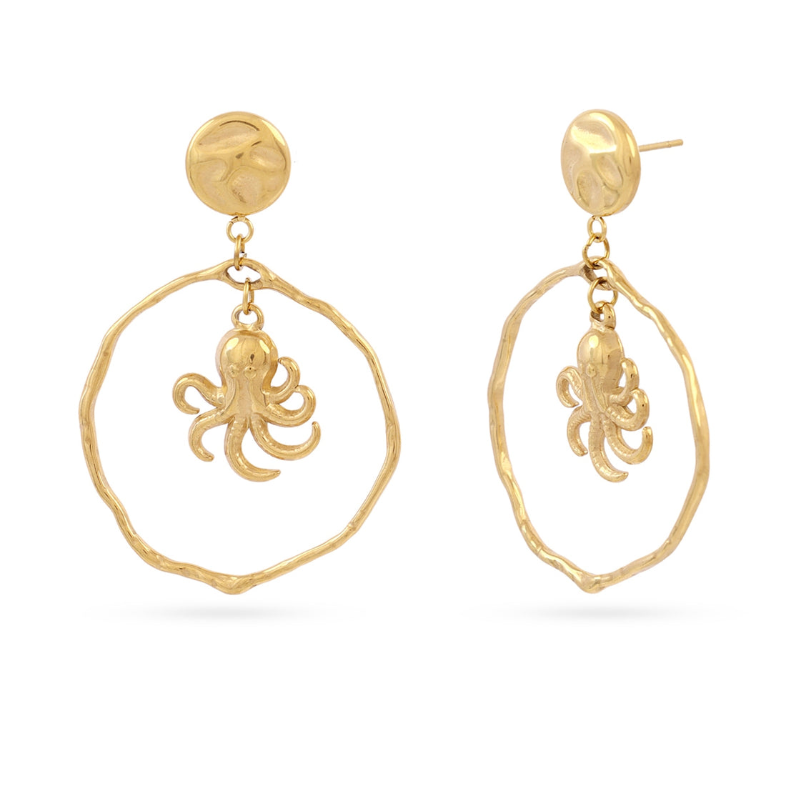 Pendientes Coast Seaborn Dorado Anartxy