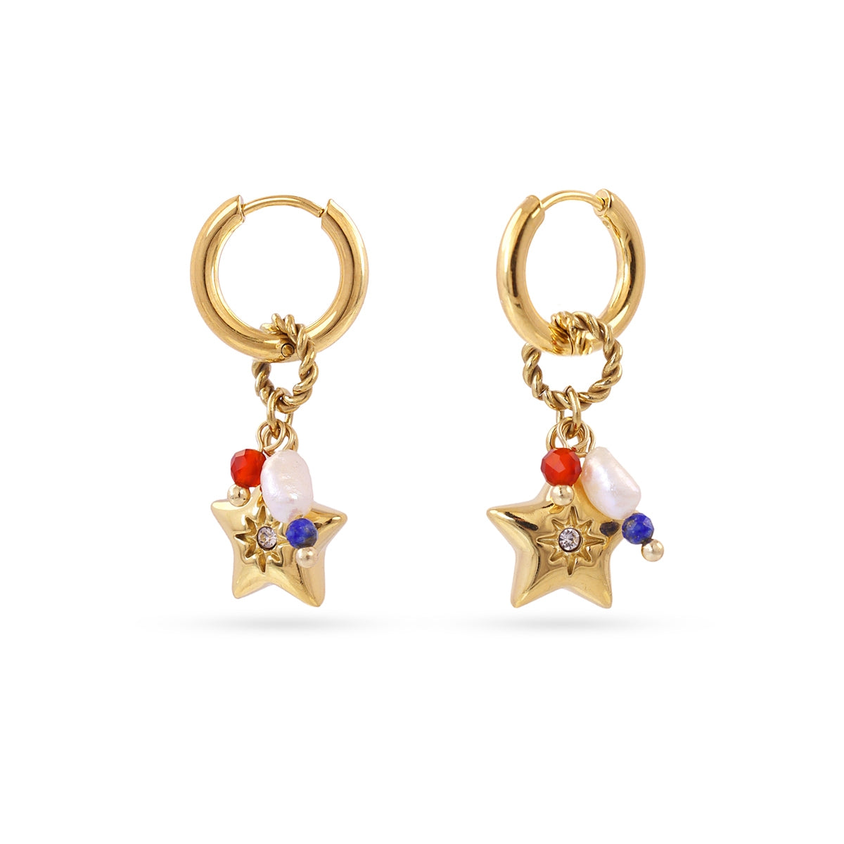 Pendientes Coast Sevara Dorado Anartxy