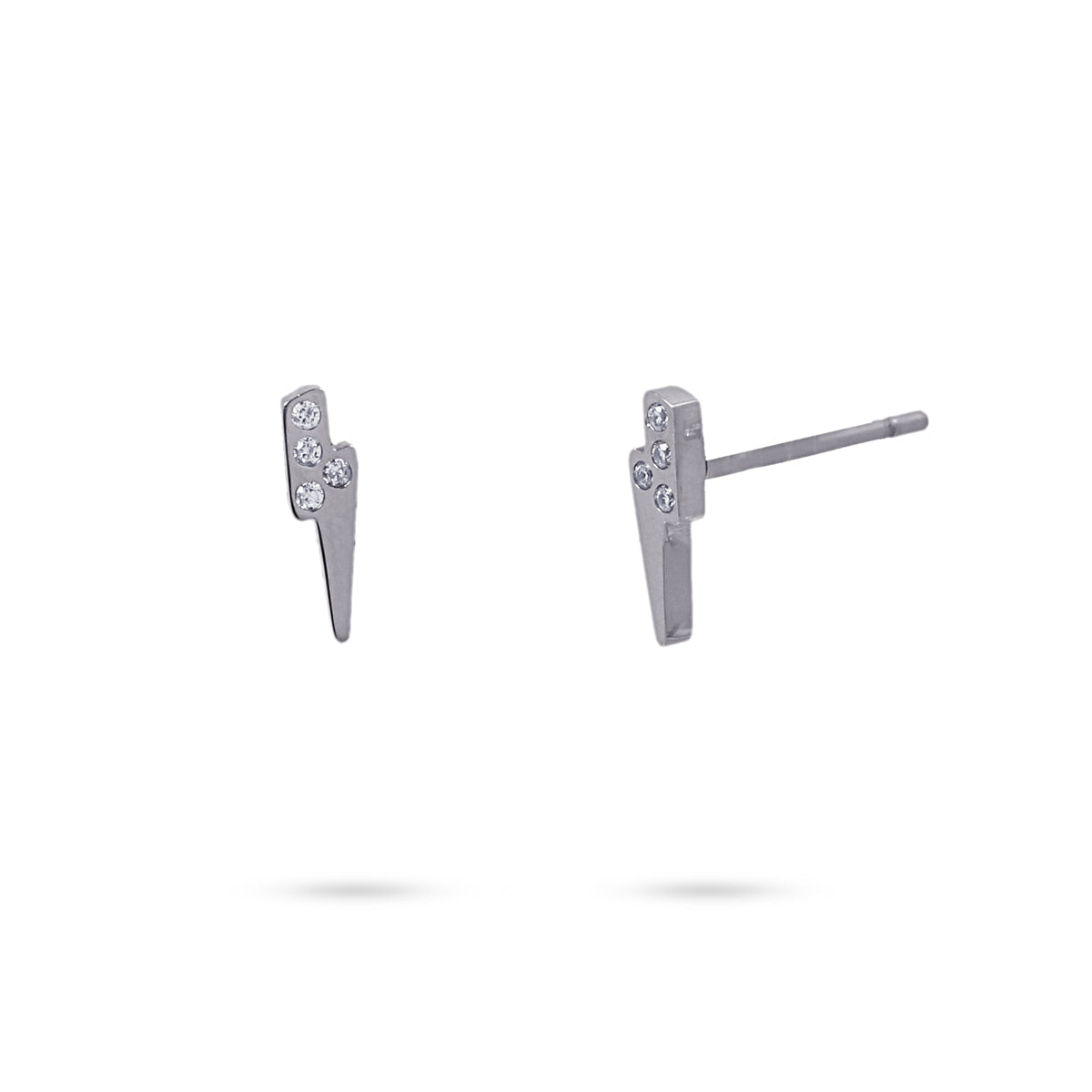 Pendientes Coma Plateado Anartxy