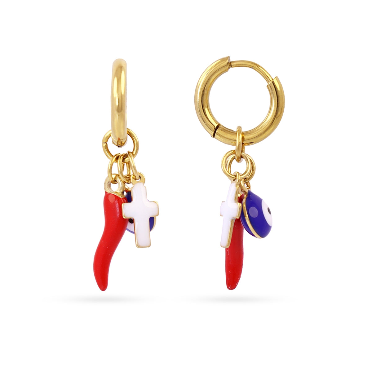 Pendientes Cornicello Fate Rojo Anartxy