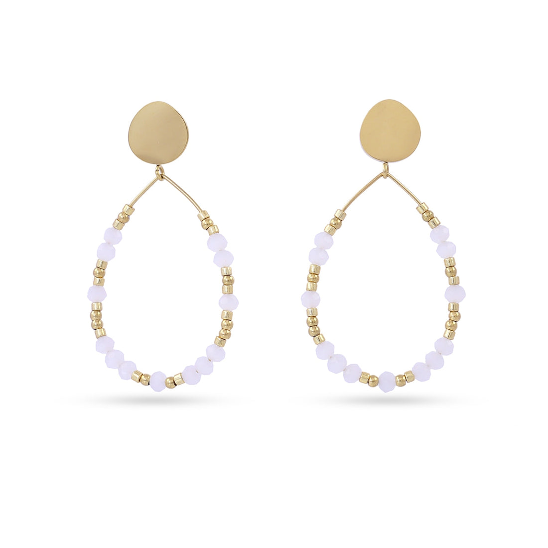 Pendientes Casual Zelia Blanco Anartxy