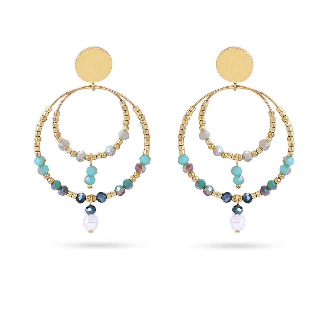 Pendientes Casual Sundrop Turquesa Anartxy