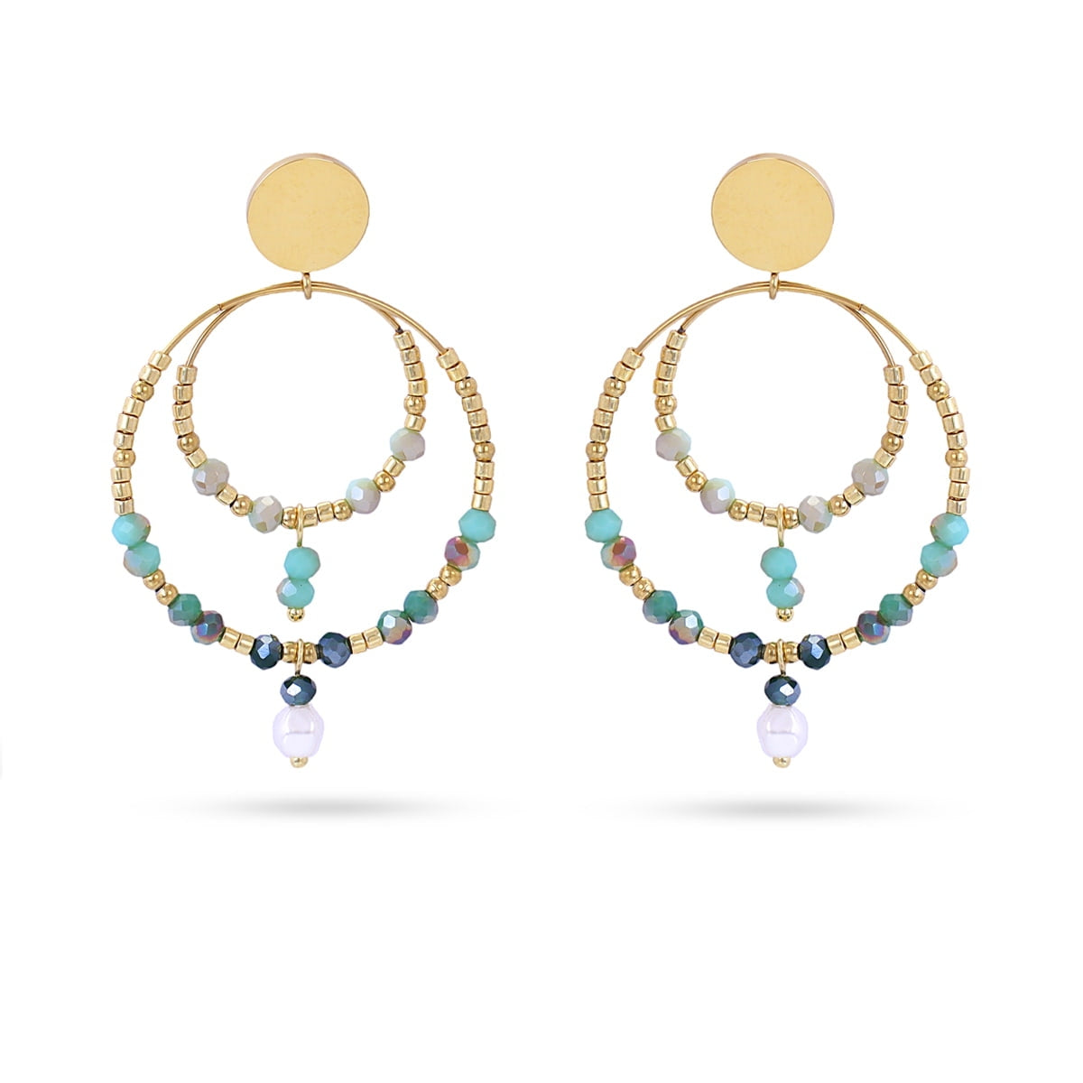 Pendientes Casual Sundrop Turquesa Anartxy
