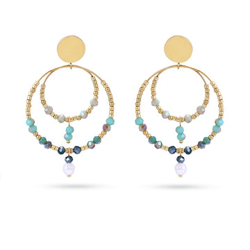 Pendientes Casual Sundrop Turquesa Anartxy