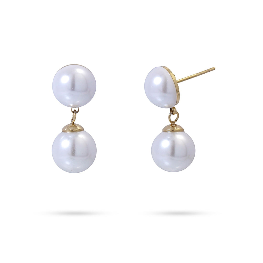 Pendientes Darana perlas Dorado Anartxy