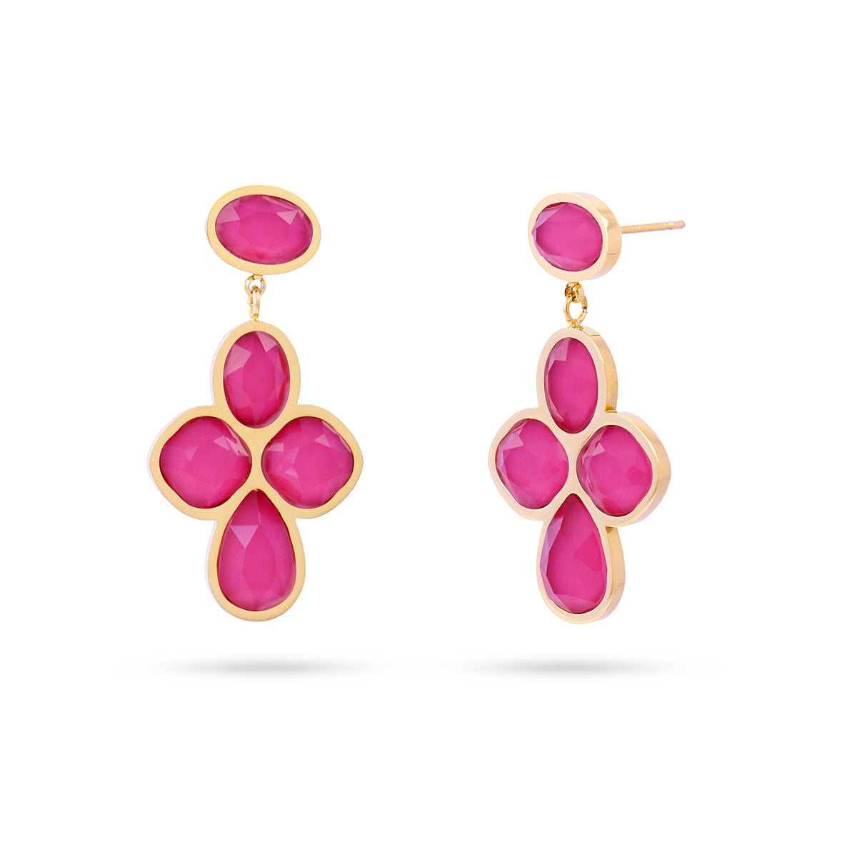 Pendientes Drops Bloom Rosa Anartxy