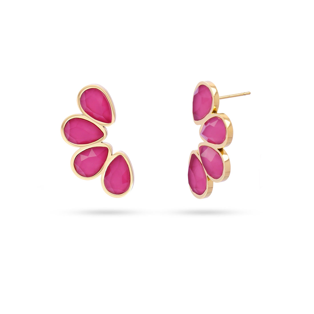 Pendientes Drops Creeper Rosa Anartxy