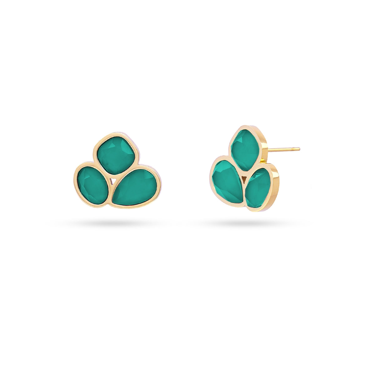 Pendientes Drops Drizzle Verde Anartxy