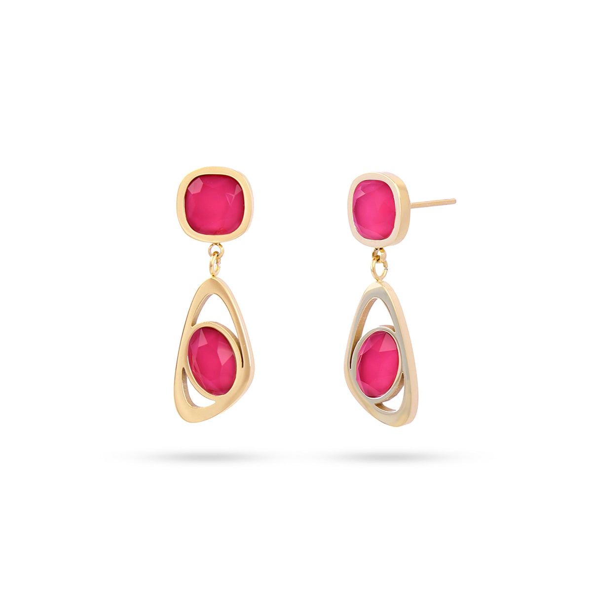 Pendientes Drops Glade Rosa Anartxy