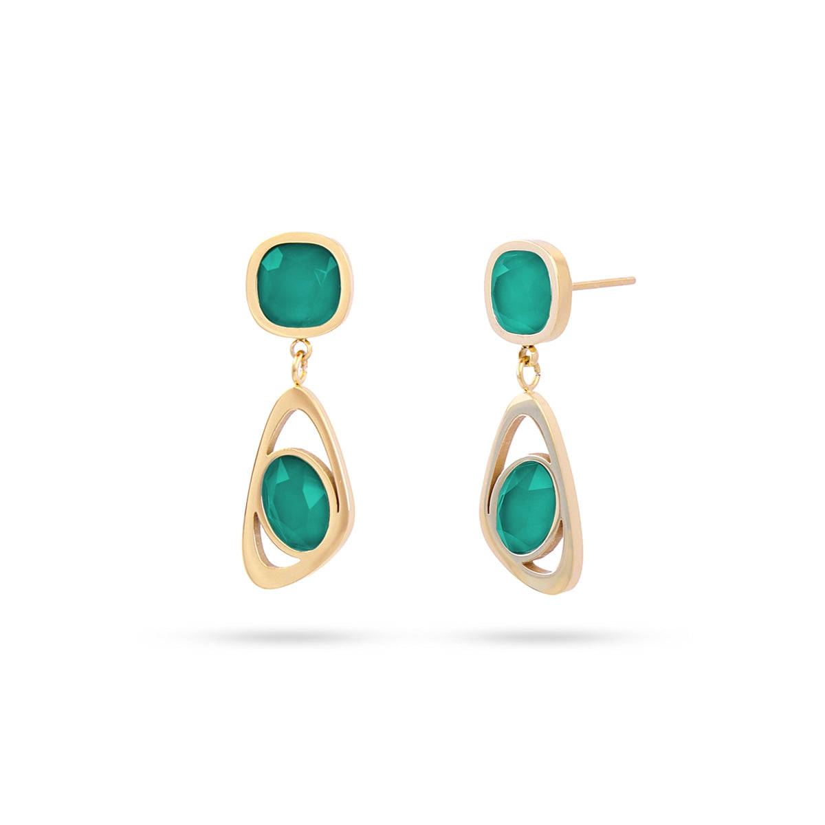 Pendientes Drops Glade Verde Anartxy