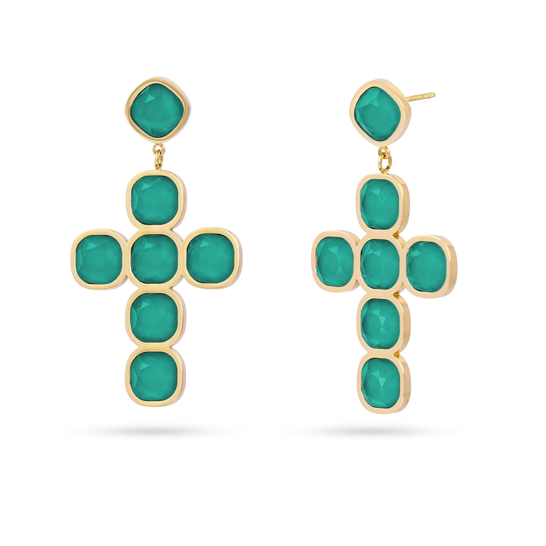 Pendientes Drops Indra Verde Anartxy