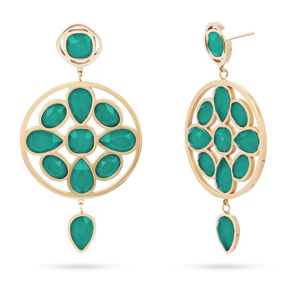 Pendientes Drops Lush Verde Anartxy