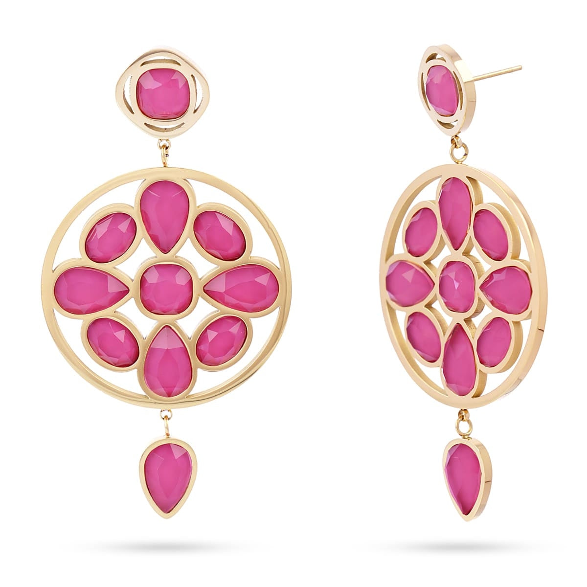 Pendientes Drops Lush Rosa Anartxy