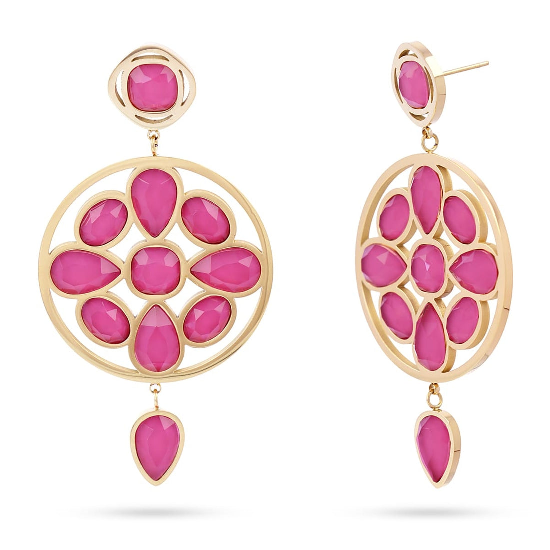 Pendientes Drops Lush Rosa Anartxy