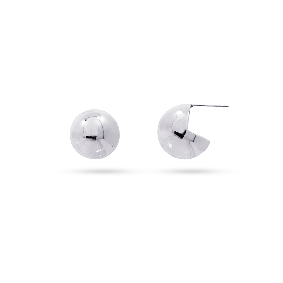 Pendientes Summer Essentials Dome Plateado Anartxy