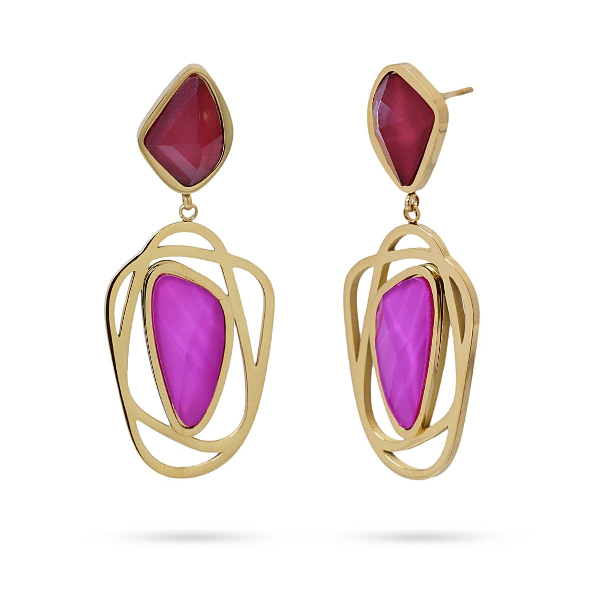 Pendientes Espatifilo Rosa Anartxy