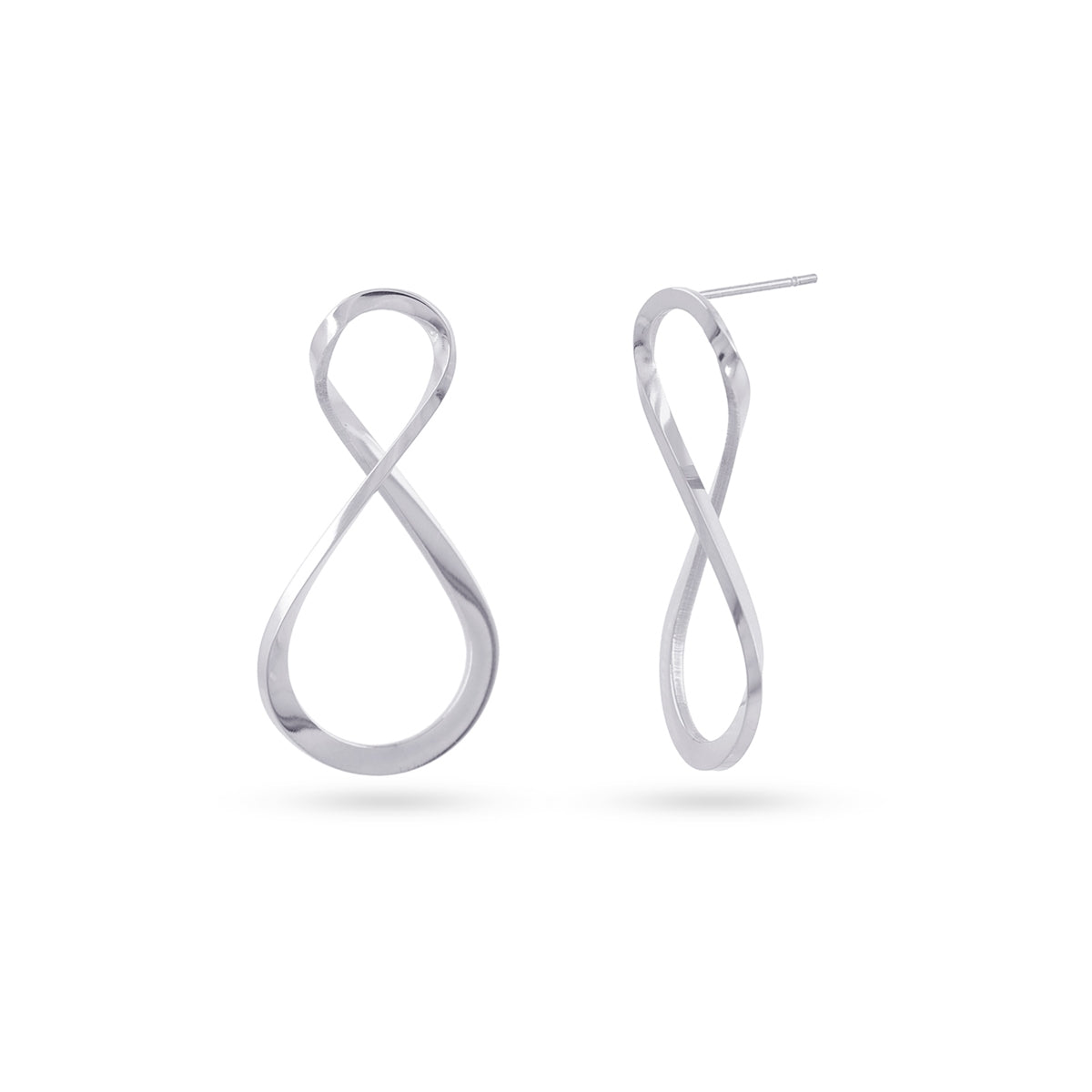 Pendientes Essentials Barely Plateado Anartxy