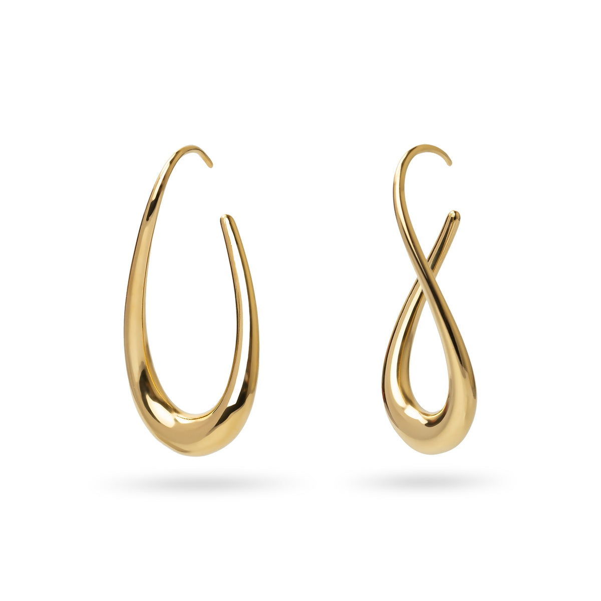 Pendientes Essentials curva Dorado Anartxy