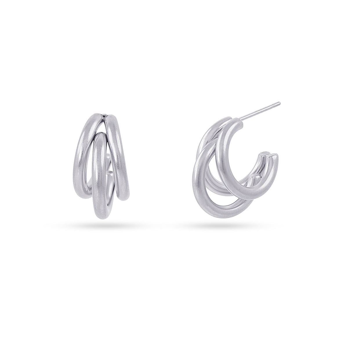 Pendientes Essentials Glide Plateado Anartxy