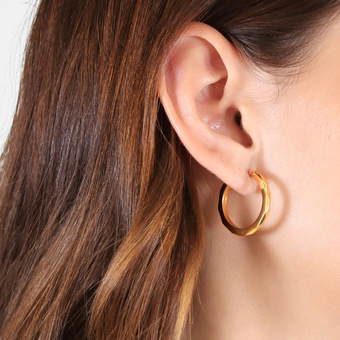 Pendientes Essentials Glisten Dorado Anartxy