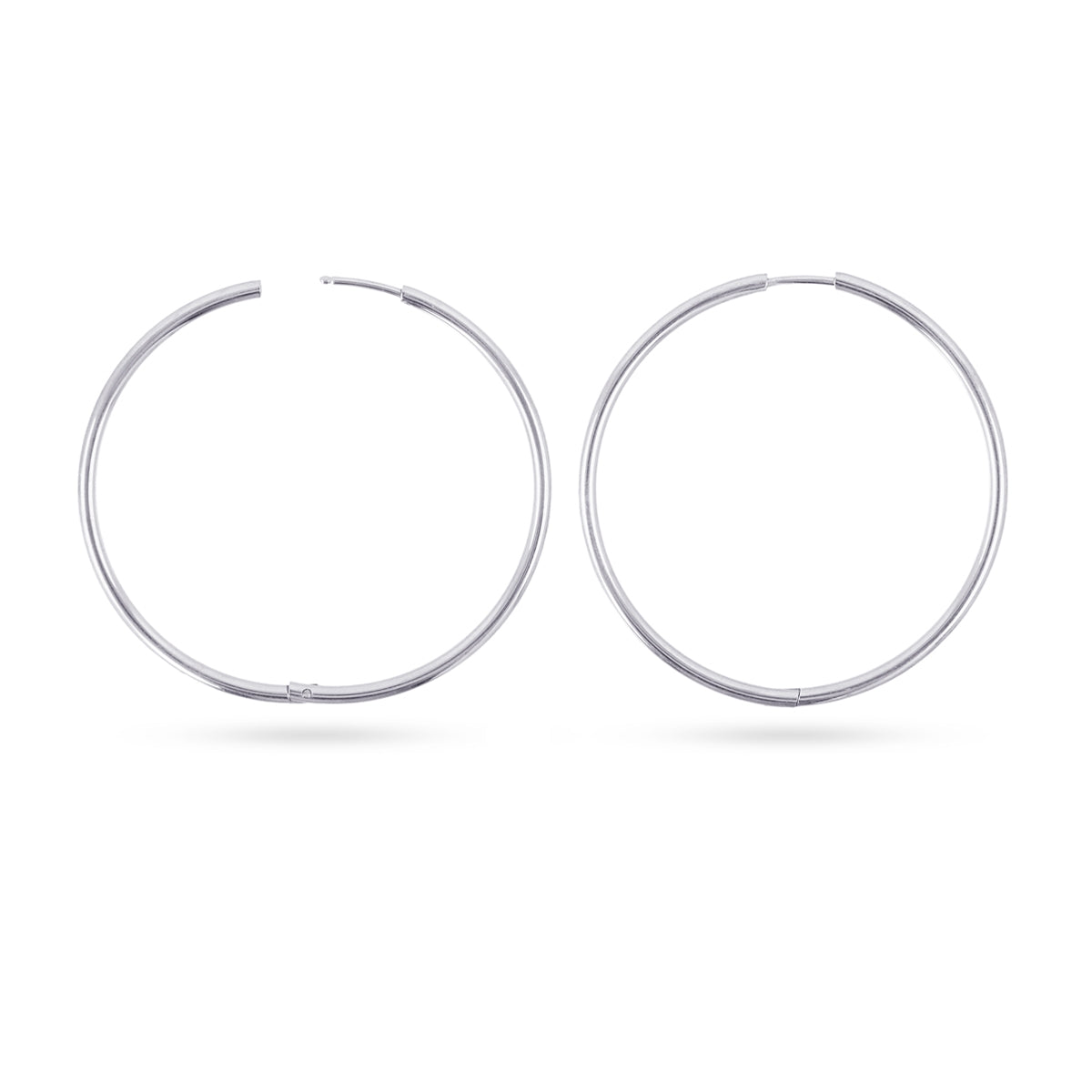 Pendientes Essentials Lean Plateado Anartxy