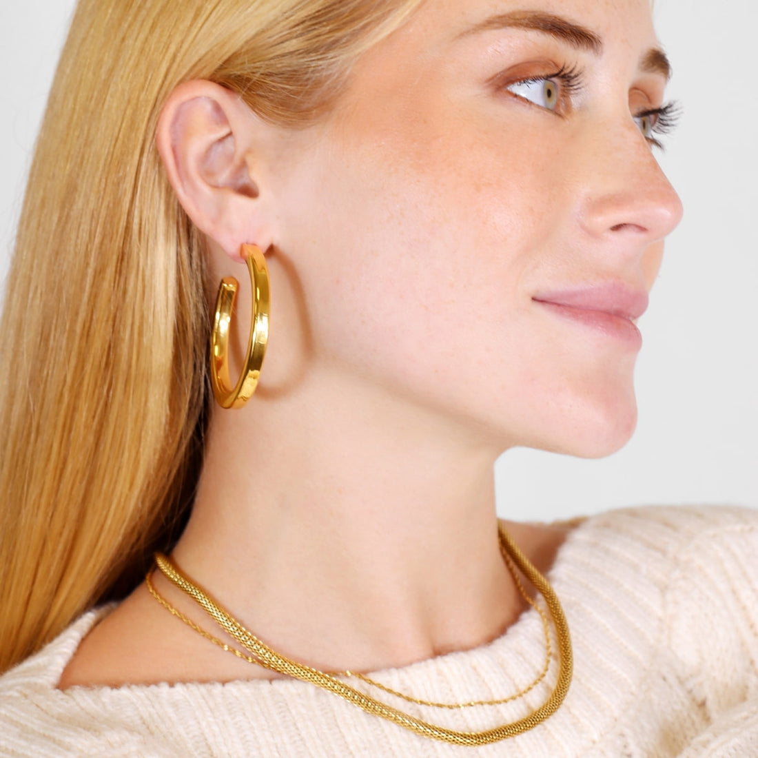 Pendientes Essentials Poise Dorado Anartxy