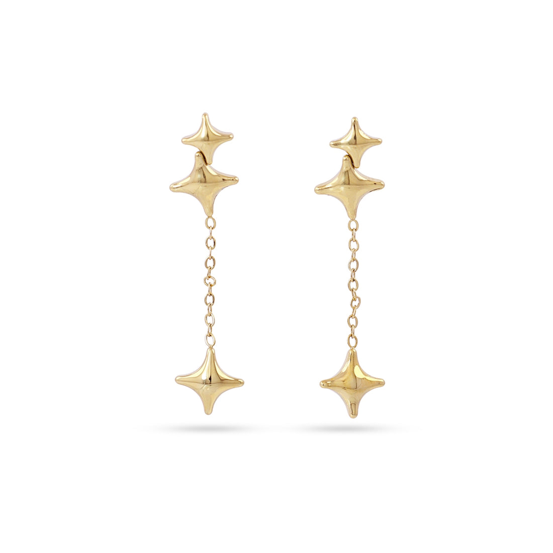 Pendientes Essentials Ray Dorado Anartxy