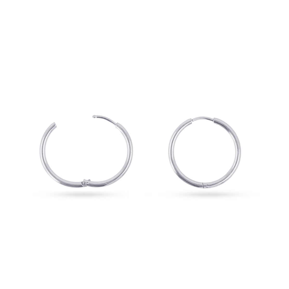 Pendientes Essentials Shape Plateado Anartxy