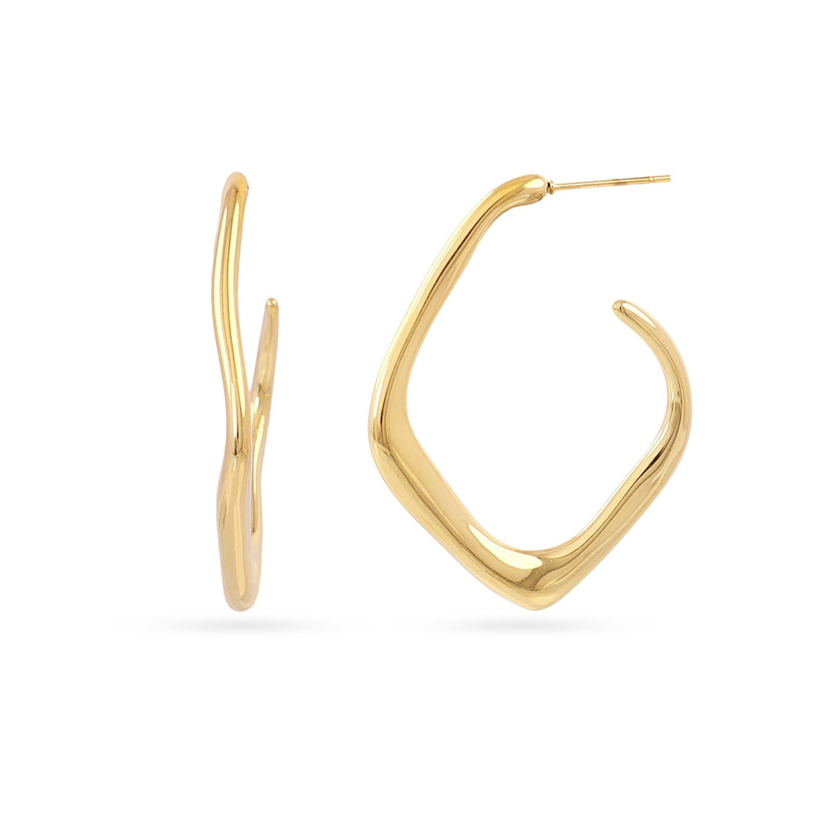 Pendientes Essentials square Dorado Anartxy