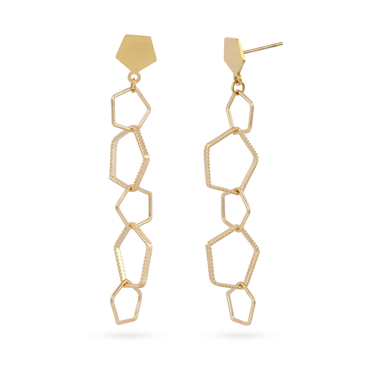 Pendientes Flair Sides Dorado Anartxy