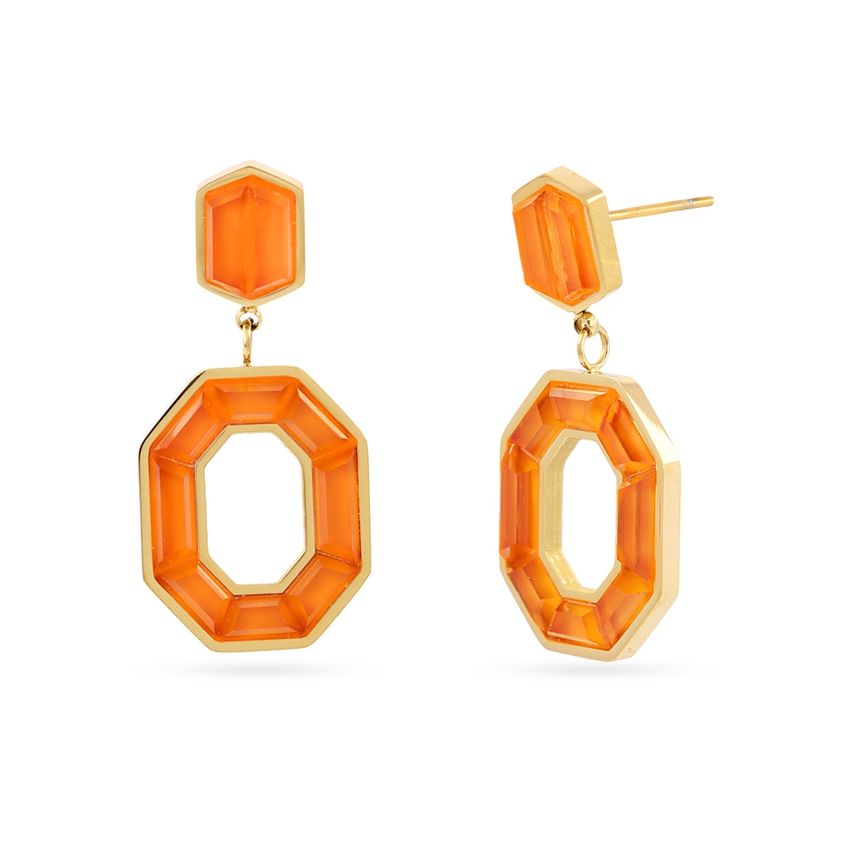 Pendientes Gleam Reiva Naranja Anartxy