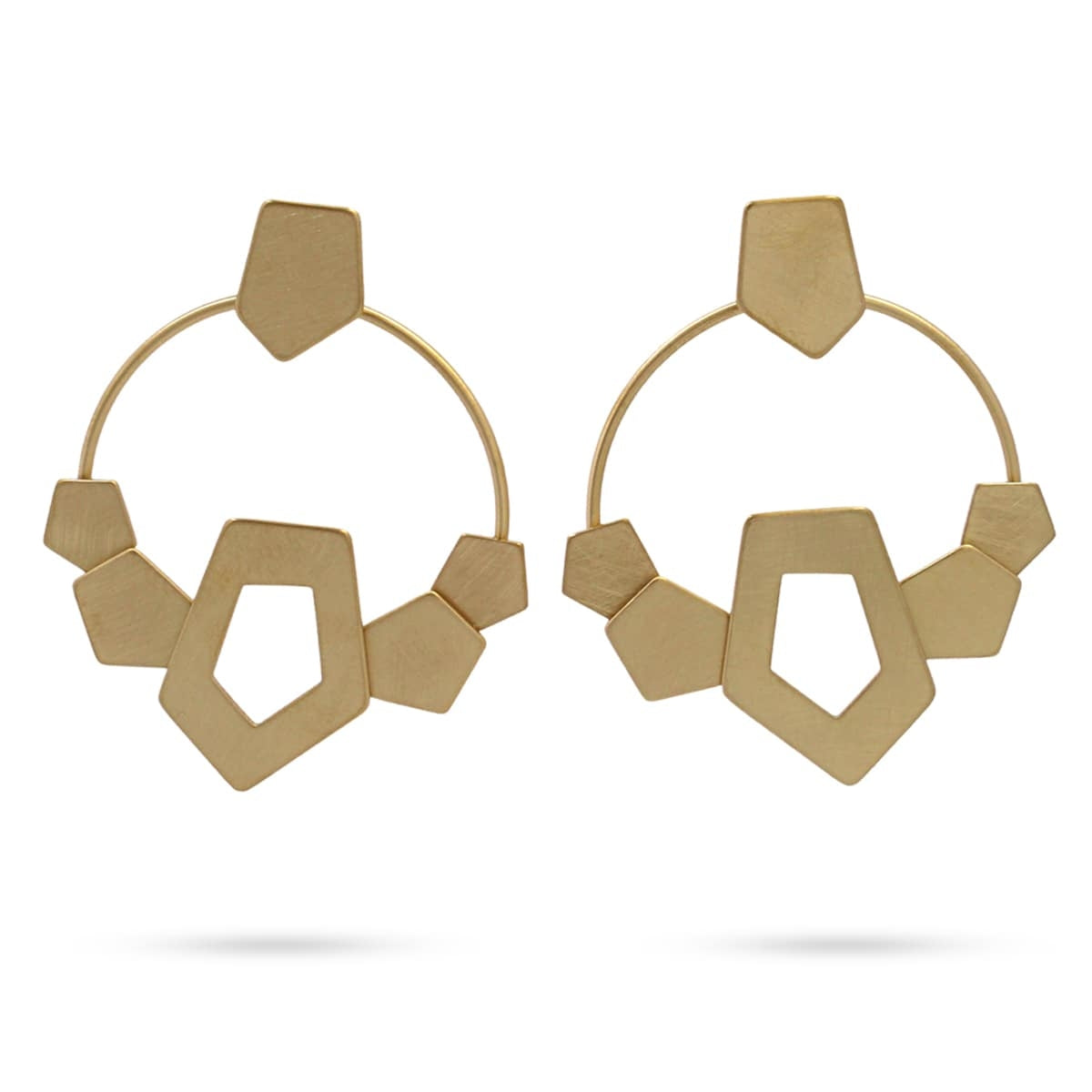Pendientes Gotland Dorado Anartxy