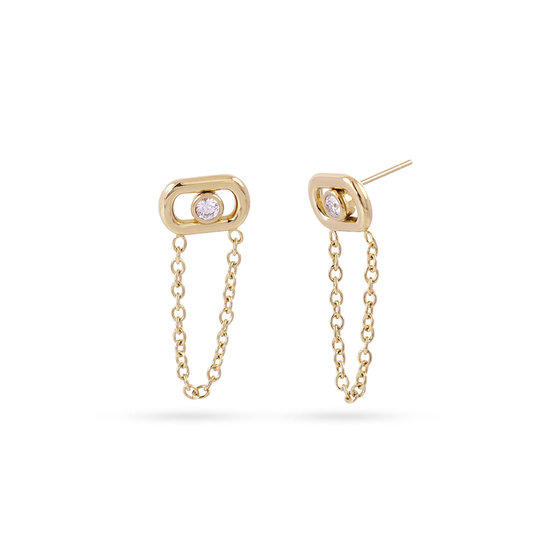 Pendientes Infinity Core Dorado Anartxy