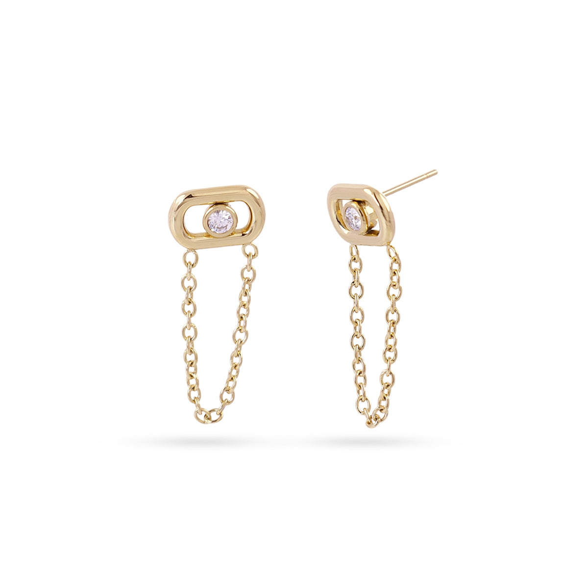 Pendientes Infinity Core Dorado Anartxy