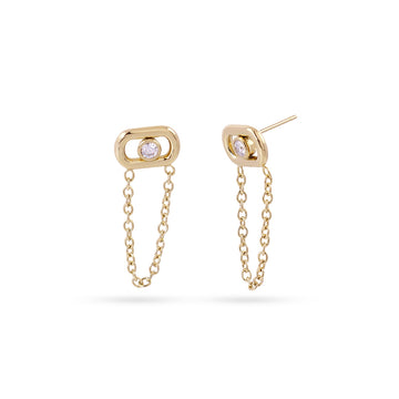 Pendientes Infinity Core Dorado Anartxy