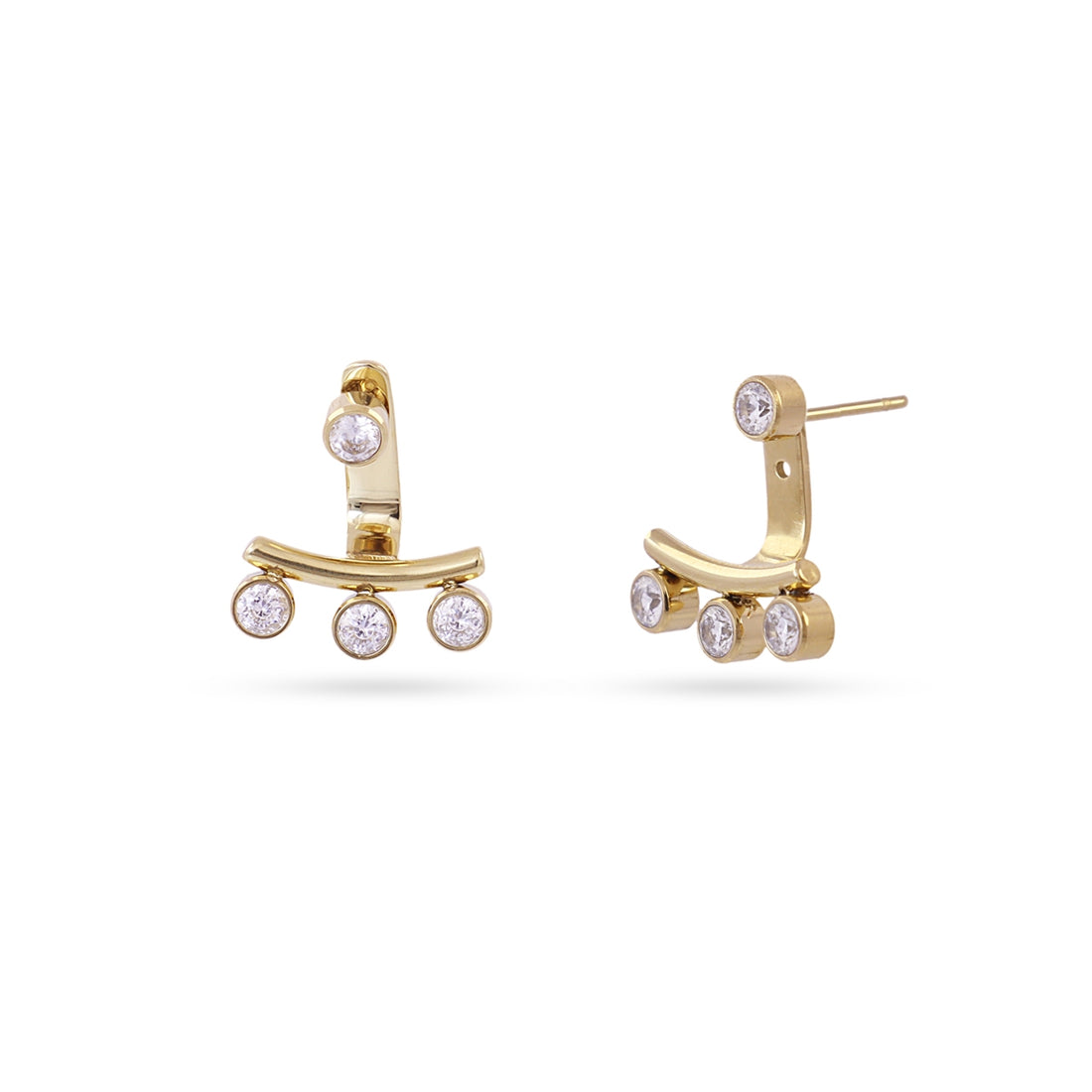 Pendientes Infinity Gaze Dorado Anartxy