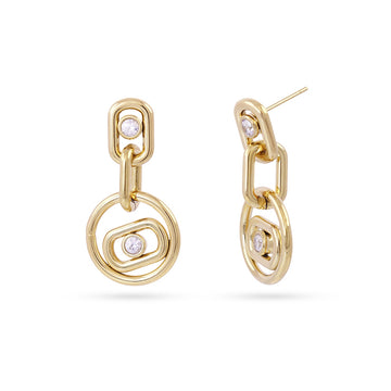 Pendientes Infinity Glimmer Dorado Anartxy