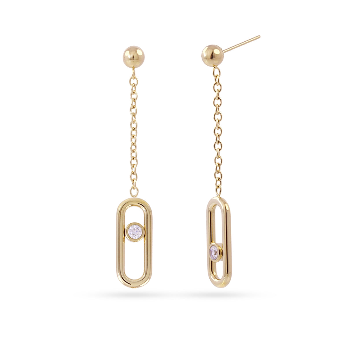 Pendientes Infinity Nova Dorado Anartxy